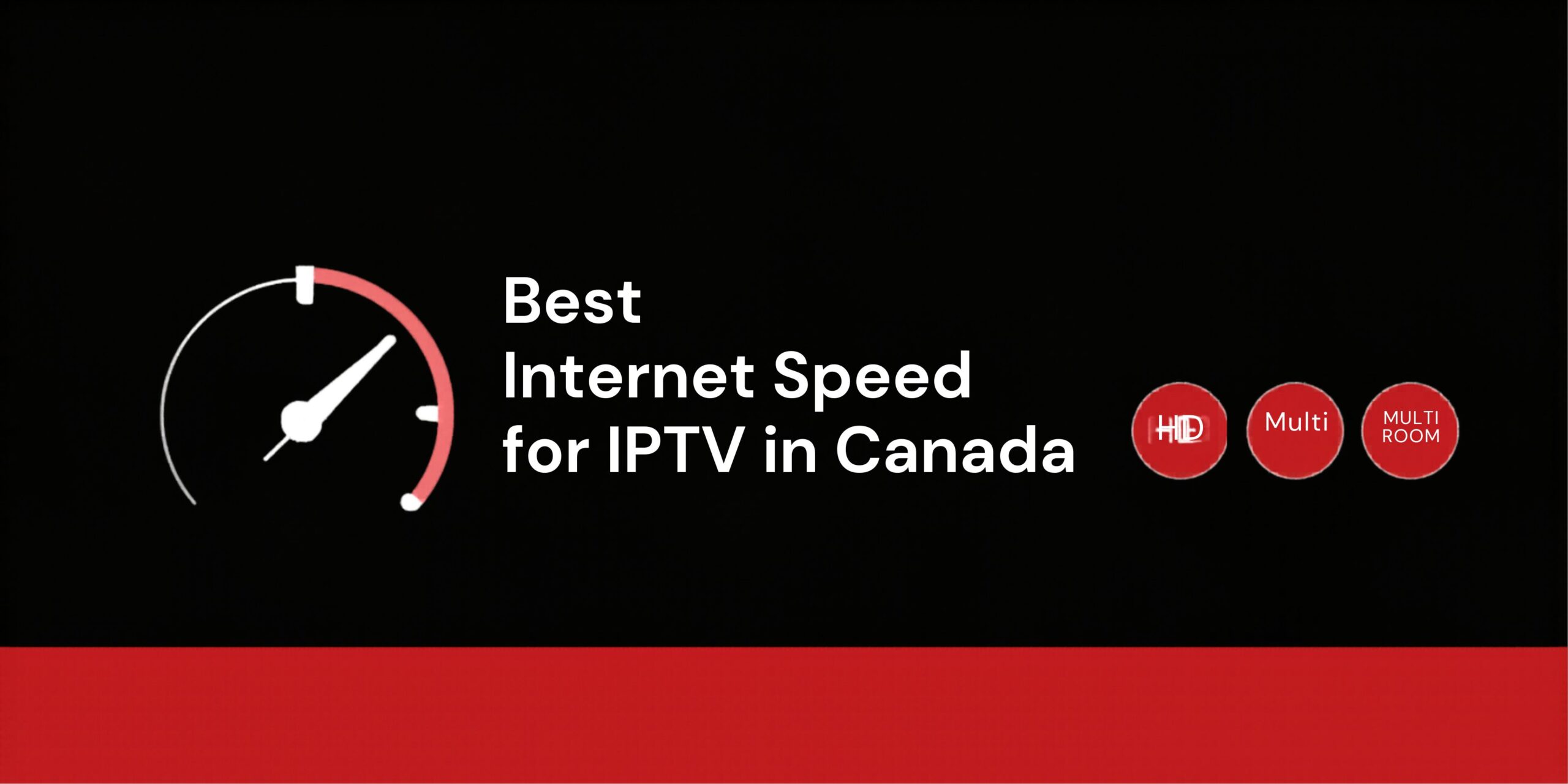 Best internet speed for IPTV in Canada — HD, 4K and multi-room speed requirements guide by MAXIPTV
