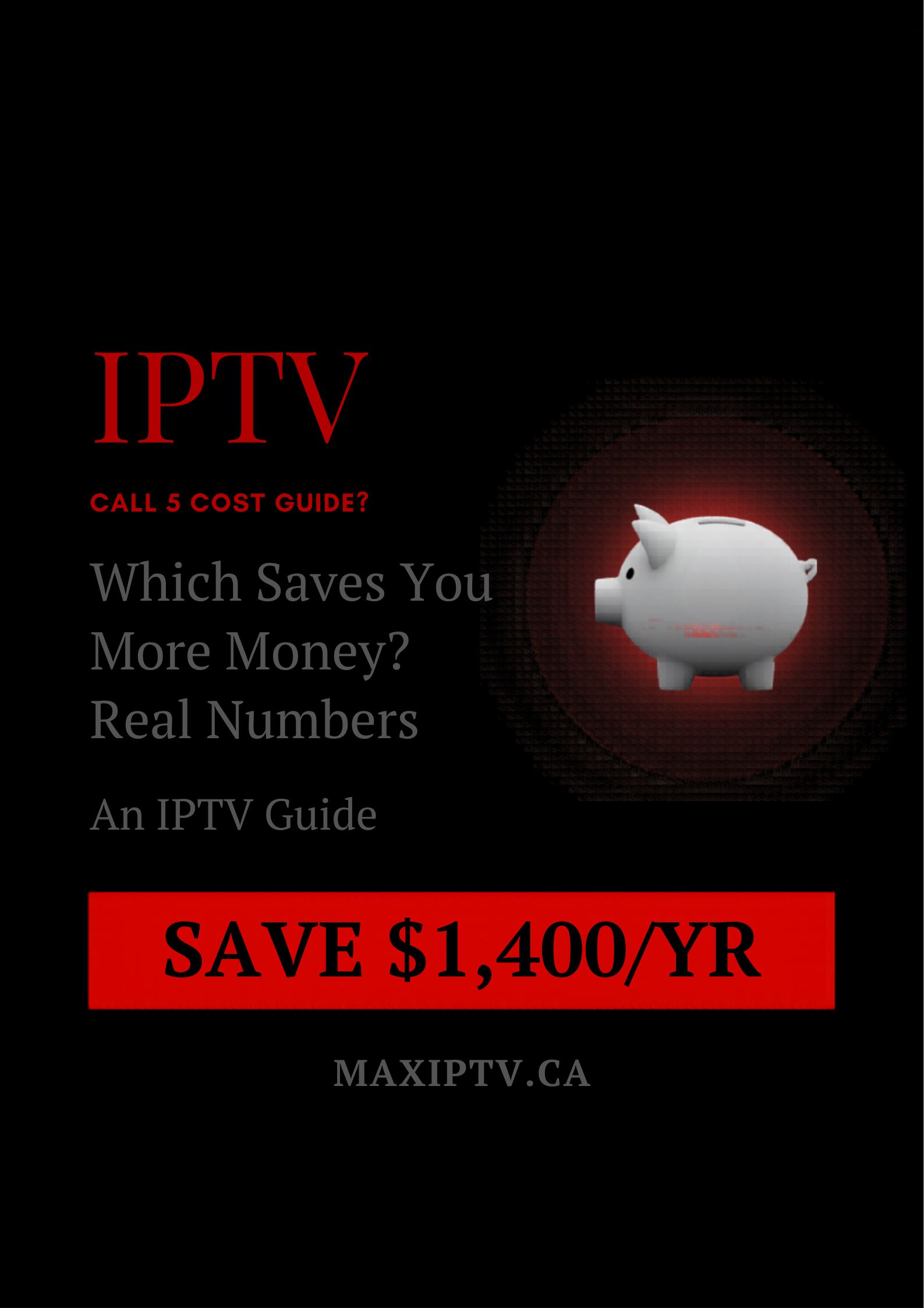 IPTV vs cable Canada 2025 cost comparison — how much Canadians save switching from Bell or Rogers to MAXIPTV