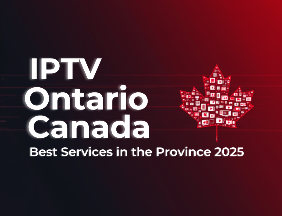IPTV Ontario Canada 2026 hero banner showing best IPTV services in the province by MaxIPTV.ca