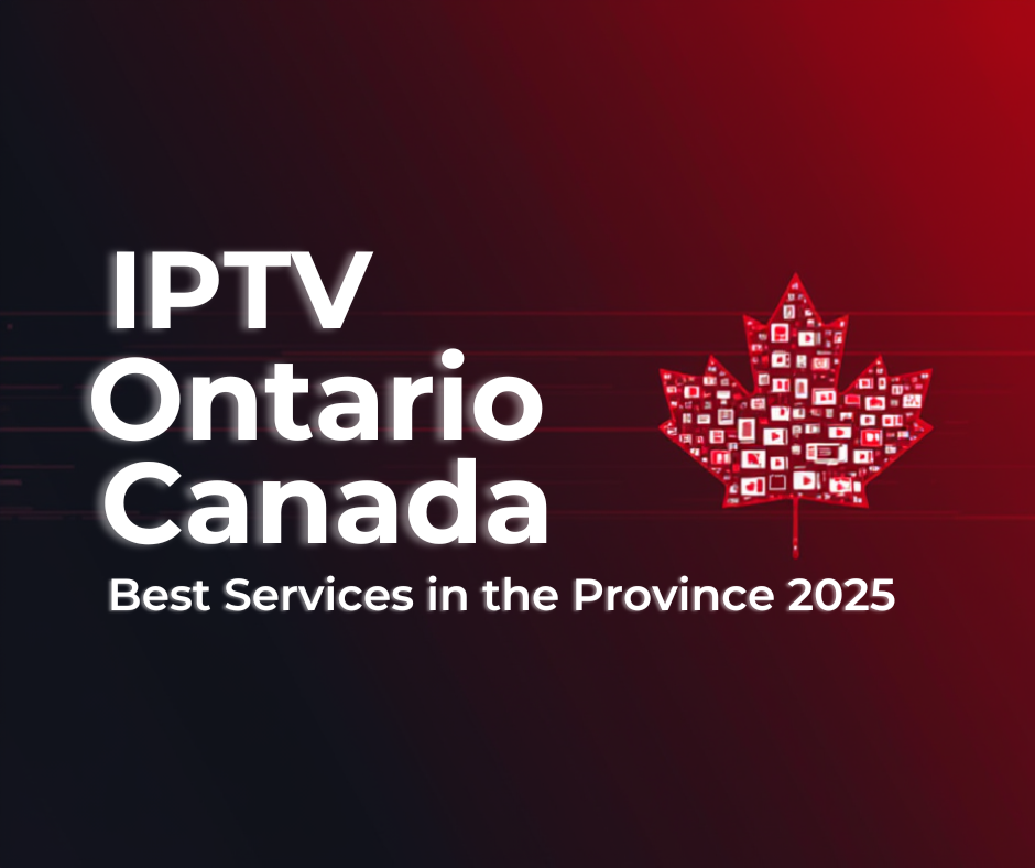 IPTV Ontario Canada 2026 hero banner showing best IPTV services in the province by MaxIPTV.ca