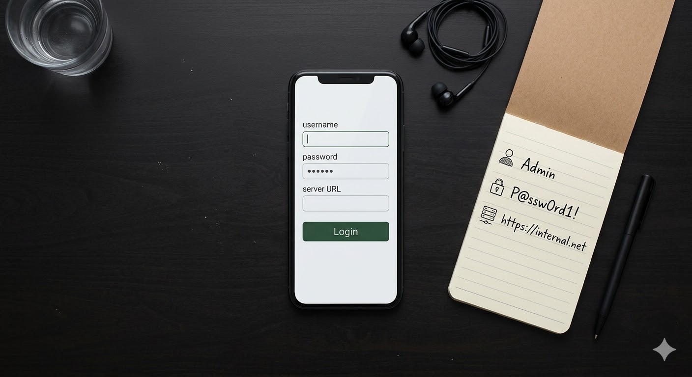 Smartphone displaying an IPTV login form with username, password, and server URL fields for Xtream Codes setup in Canada 2026