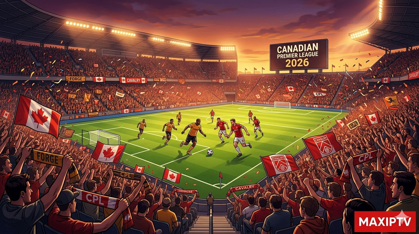 Forge FC vs Cavalry FC Canadian Premier League 2026 live on MAXIPTV