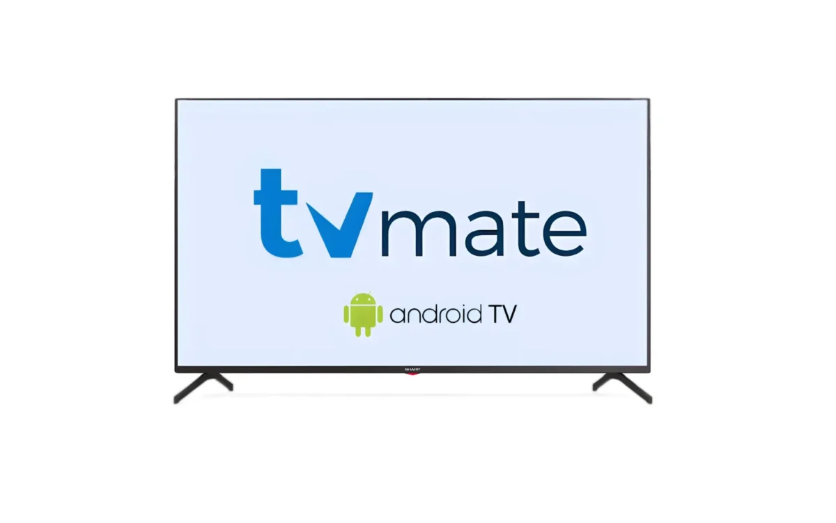 TiviMate app home screen on Android TV showing Add Playlist and Settings buttons