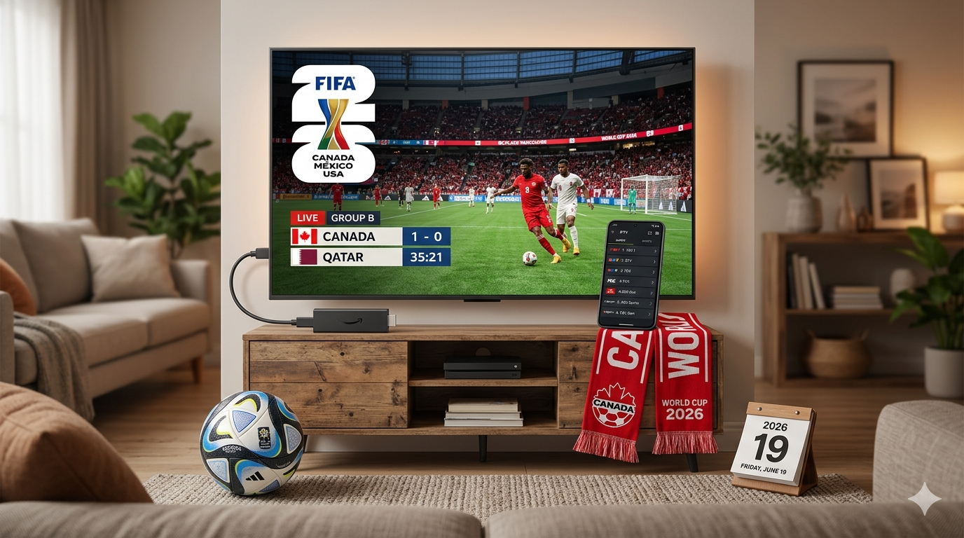 World Cup 2026 live streaming via best IPTV service: free IPTV trial, IPTV for Firestick, M3U playlist download and cheap IPTV Canada plans from premium IPTV providers
