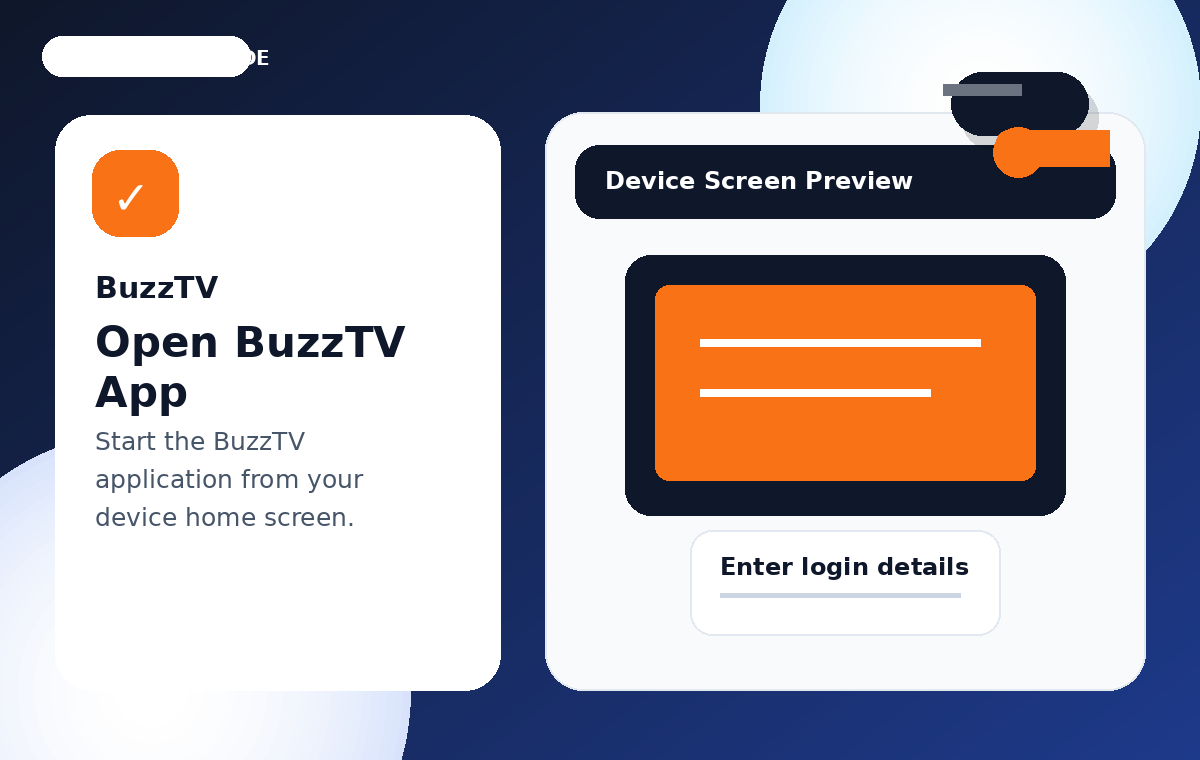Open BuzzTV App