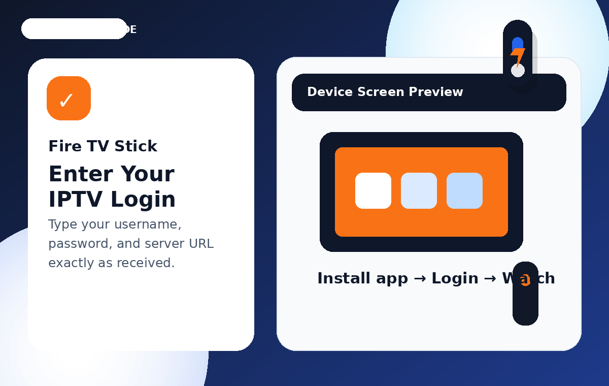 Enter IPTV Login