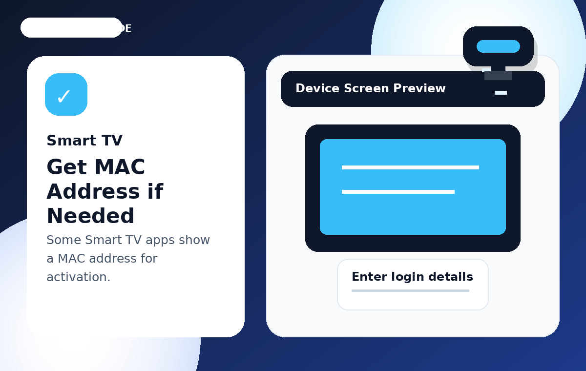Smart TV MAC Address