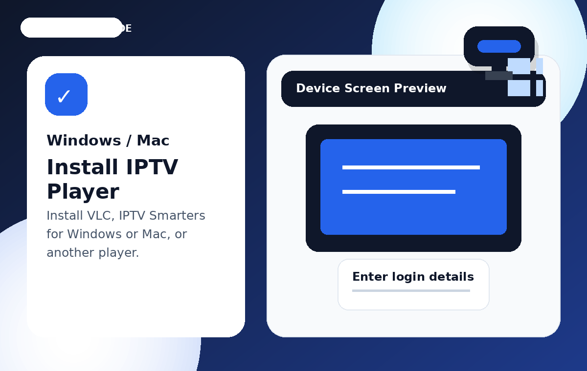 Install IPTV Player